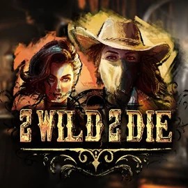 2 Wild 2 Die slot logo by Hacksaw Gaming at Stake Casino
