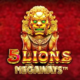 5 Lions Megaways logo – Slots by Pragmatic Play at Stake Casino