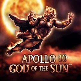 Slots logo of Apollo God of the Sun from Novomatic at Stake Casino