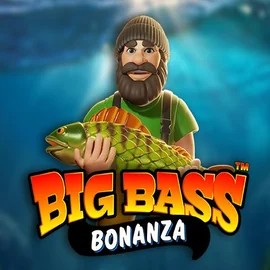 Official Slots logo: Big Bass Bonanza by Pragmatic Play at Stake Casino