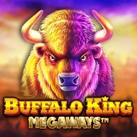 Buffalo King Megaways slot logo by Pragmatic Play at Stake Casino