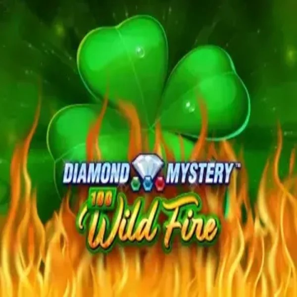 Official Slots logo: Diamond Mystery 100 Wild Fire by Greentube at Stake Casino