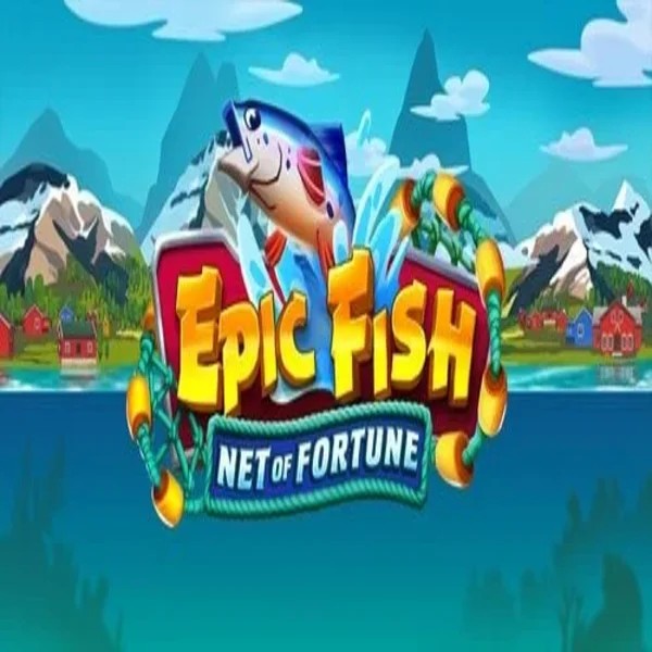 Epic Fish Net of Fortune casino game by Quickspin – featured logo at Stake Casino