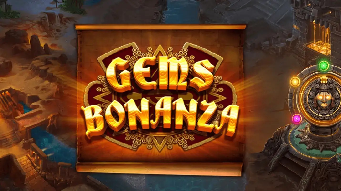 Gems Bonanza logo by Pragmatic Play at Stake Casino