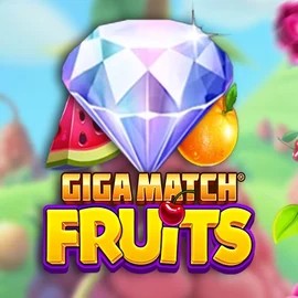 Giga Match Fruits game by RubyPlay – logo hosted on Stake Casino