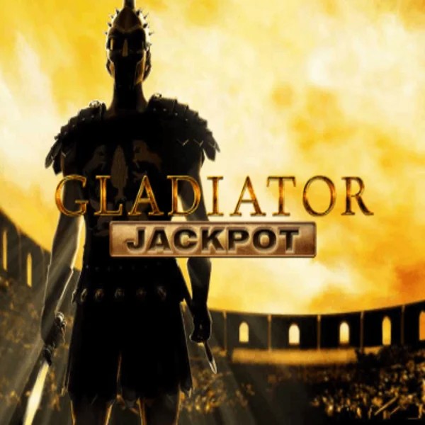 Gladiator Jackpot online game logo by Playtech on casinoostake.com
