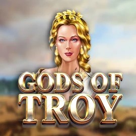 Gods of Troy logo by Red Tiger Gaming at Stake Casino