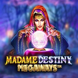 Madame Destiny Megaways by Pragmatic Play, showcased at casinoostake.com – game logo