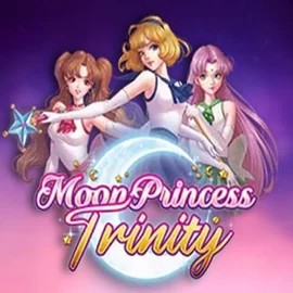 Moon Princess Trinity slot logo by Play'n GO at Stake Casino
