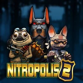 Official Slots logo: Nitropolis 2 by ELK Studios at Stake Casino