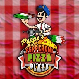 Peppe’s Pepperoni Pizza Plaza logo by Pragmatic Play at Stake Casino