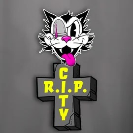 Official Slots logo: RIP City by Hacksaw Gaming at Stake Casino