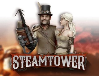 Steam Tower Slot game by NetEnt – logo hosted on Stake Casino
